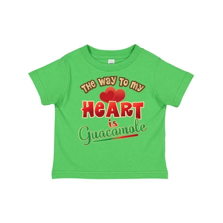 

Inktastic Guacamole Appetizer Way to my Heart Gift Toddler Boy or Toddler Girl T-Shirt