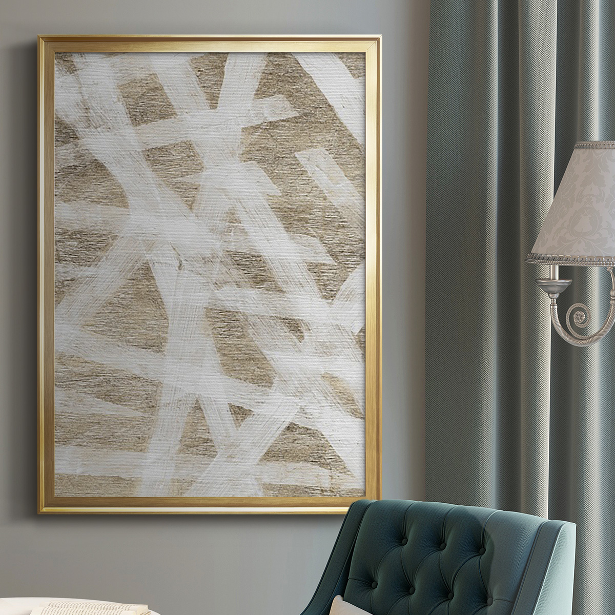 Splinters Premium Framed Print, in Gold, Black, or Silver - Ready to Hang