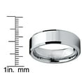 thumbnail image 4 of Metal Masters Womens 5mm High-Polish Beveled Edge Tungsten Carbide Wedding Ring Bands, 4 of 6