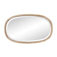 thumbnail image 3 of Tyler Dillon Oval Beveled Wall Mirror with Polished Wood Frame - 26"H x 15.75"W, 3 of 10