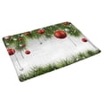 thumbnail image 2 of MKHERT Christmas Ornaments Tree Twigs and Red Baubles Doormat Rug Home Decor Floor Mat Bath Mat 30x18 inch, 2 of 3