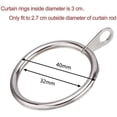 thumbnail image 3 of 40 Pcs Metal Curtain Ring For Curtains And Poles,dangling Sliding Eyelet Ring 32 Mm Inner Diameter Banmo, 3 of 5
