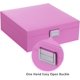 thumbnail image 2 of Caja de almacenamiento de aretes para niñas - 50 cajas con ranuras, 6 ganchos para collares, 2 bandejas apilables - joyero rosa para niñas, piel sintética ssh11f JAMW Sencillez, 2 of 3