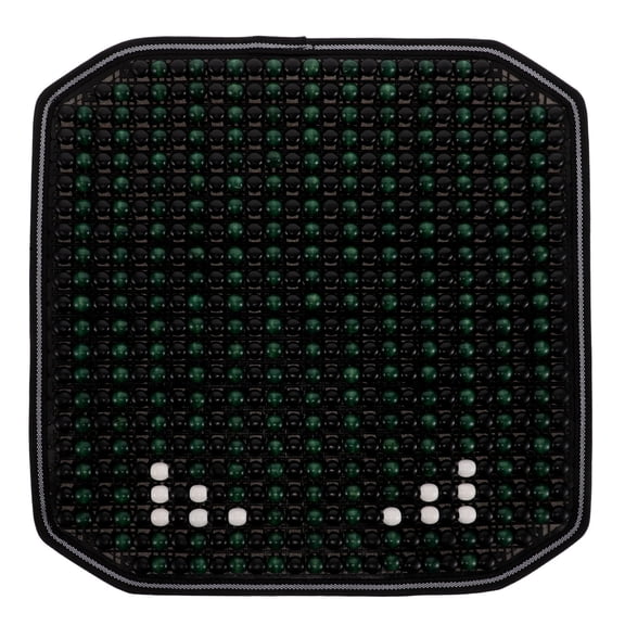 HAMPPLIES Wooden Beaded Car Seat Cushion Set for Cars, Anti Slip Support