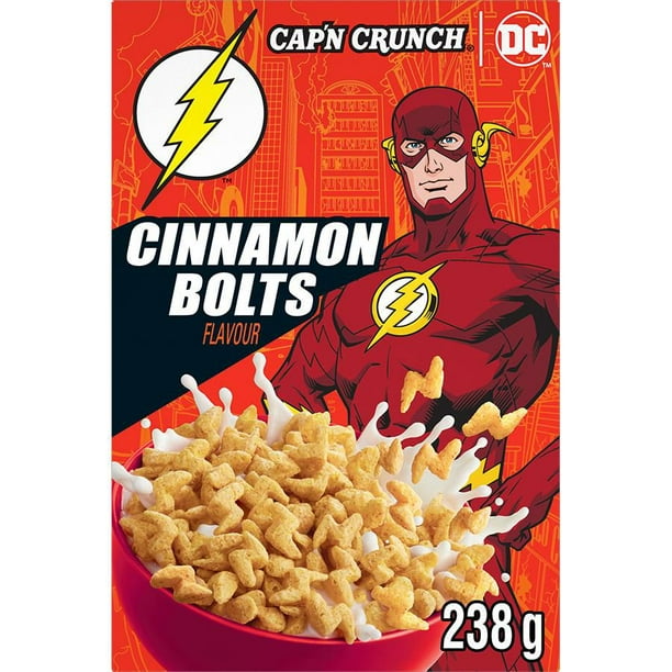 Cap'n Crunch Cereal The Flash Cinnamon Bolts Walmart.ca