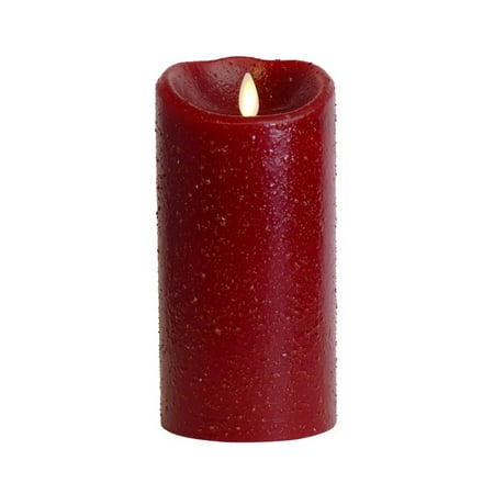 Luminara Flameless Candle - Rio Red Country Pillar - 7 (Luminara Flameless Candles Best Price)