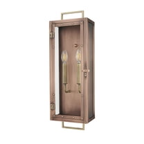 1011CP Acclaim Lighting Spencer - 2 Light Outdoor Wall Lantern-24 Inch Tall and 8 Inch Wide