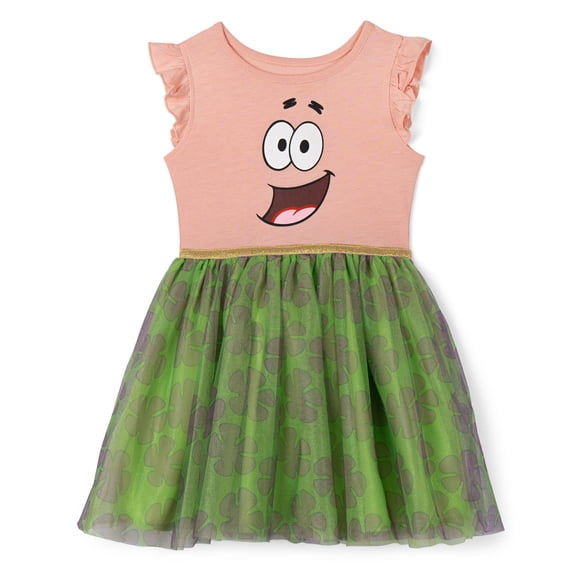 Vestido para niña SPONGEBOB SQUAREPANTS Patrick tul de tutú 10-12