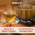 thumbnail image 6 of HerbaZest Stonebreaker Tea (Chanca Piedra) | 8 oz (227g) | Wild-Crafted Loose Leaf Herbal Tea, Caffeine-Free | Vegan, Gluten-Free & Non-GMO | Hot or Cold Brew | Functional Teas, 6 of 10