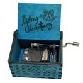 thumbnail image 1 of Wooden Hand Crank Music Box Classic Vintage Wood Handmade Musical Box, 1 of 8