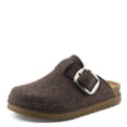 thumbnail image 2 of Flexus Cloggiller – Women’s Boiled Wool Clog Slippers with Decorative Buckle, 2 of 9