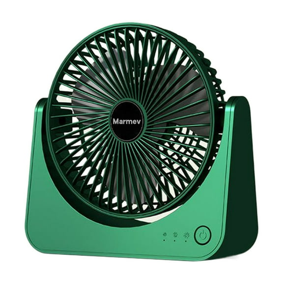 Marmev USB-powered desktop fans USB, Portable Small Fan, Quiet Table Fan, Green