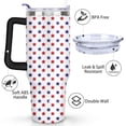 thumbnail image 3 of 40oz July 4th Handle Cup 🇺🇸,Stars & Stripes Stainless Steel Tumbler-Hand Wash Only, 3 of 7