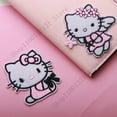 thumbnail image 3 of Parche bordado de Hello Kitty para niñas, pegatinas de dibujos animados Sanrio, ropa, bolso, apliques de moda, 3 of 4