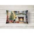 thumbnail image 3 of Basenji Cozy Christmas Throw Pillow 12 in x 16 in, 3 of 4