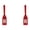 Red*2, variant on Small Spatula for Nonstick Cookware Mini Spatulas for kitchen Use,Heat-Resistant Silicone Thin Spatula Cooking Baking