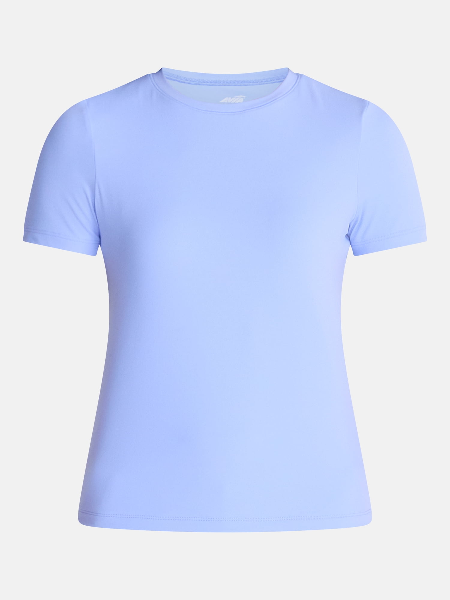 Avia Women's and Women's Plus SoftSculpt Tee with Short Sleeves, Sizes XS-4X