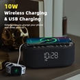 thumbnail image 4 of Reloj despertador Sound Machine Odokee Bluetooth 10W blanco, 4 of 9