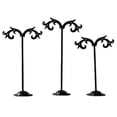 thumbnail image 1 of ziyahi 3x Iron T Bar Earring Necklace Jewelry Display Stand Rack Black-Wave, 1 of 9