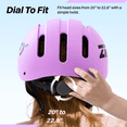 thumbnail image 6 of ZIFFY Kids Helmet -Adjustable Toddler & Child Bike Helmet for Ages5-10 Multi-Sport for Bicycle, Skateboard, Scooter, Roller Skating & Balance Biking, 6 of 9