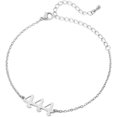 thumbnail image 1 of Shiqi-bracelet Numéro d'Ange en Acier Inoxydable pour Femmes Chaîne Cheville Réglable Minimaliste Numérologie Bijoux, 1 of 4