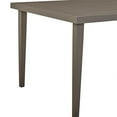thumbnail image 5 of Silvana Outdoor Aluminum Gray Rectangle Dining Table, 5 of 6