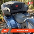 thumbnail image 2 of WES Expedition ATV Rear Cargo Box, Universal Fit Storage Trunk with Backrest, Heavy-Duty Impact-Resistant HDPE, Weather-Resistant Design, Made in Canada, 2 of 9