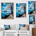 thumbnail image 4 of Designart "Hidden Hideaway by the Blue Lakeside I" Cottage Floater Framed Canvas Art Print, 4 of 7