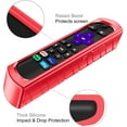 thumbnail image 3 of CaseBot Honey Comb Anti-Slip Shockproof Silicone Case Cover for Roku Ultra 4K 4800R (2020)/ 4670 (2019)/ 4661 (2018)/ 4660 (2017), Roku 1/2/3/4 Remote Controller,Red, 3 of 7