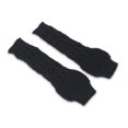 thumbnail image 3 of Guantes de punto para mujer, acrílicos, largos, sin dedos, con orificio para el pulgar, cálidos, para invierno y otoño, color negro, 3 of 8
