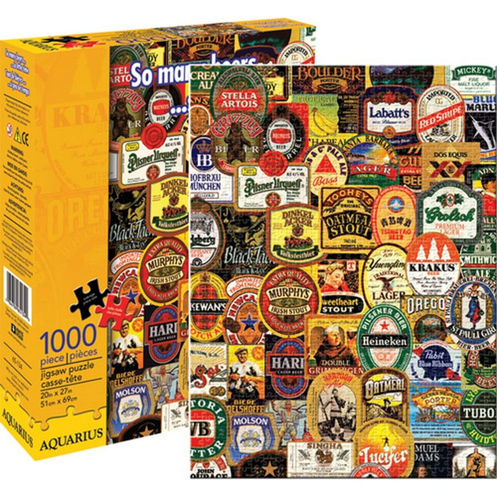 Aquarius So Many Beers 1,000pc Puzzle