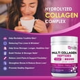 thumbnail image 3 of Polvo de péptidos multicolágeno NATURE TARGET (tipos I, II, III, V y X) - Péptidos de colágeno hidrolizados con vitamina C y ácido hialurónico, protege la piel, el cabello, las uñas y las articulacion, 3 of 5