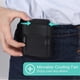 thumbnail image 2 of USB Rechargeable Mini Portable Fan With Hanging Lanyard For Outdoor Activities Black 1Pack, 2 of 4