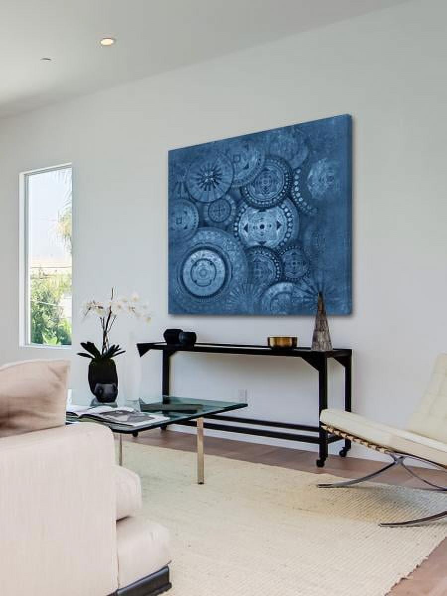 "Geared Connections" Painting Print on Wrapped Canvas