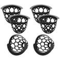 thumbnail image 1 of REOFLYUP 6Pcs Drop Basket Billiard Storage Holder Black Tpe Pool Table Pocket Insert, 1 of 6