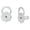 Silver, variant on Product Ear Earring Lifter Support and Stud Enhancer for Comfort and Stability Metal Craftsmanship for Everyday Wear in Various Occasions, 1.2 cm, Silver