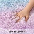thumbnail image 5 of Softlife Super Soft Plush Tie Dye Velvet Rugs for Home Decor,Fluffy carpet For Living Room,Bedroom,6'x9',Gradient Blue Purple, 5 of 7
