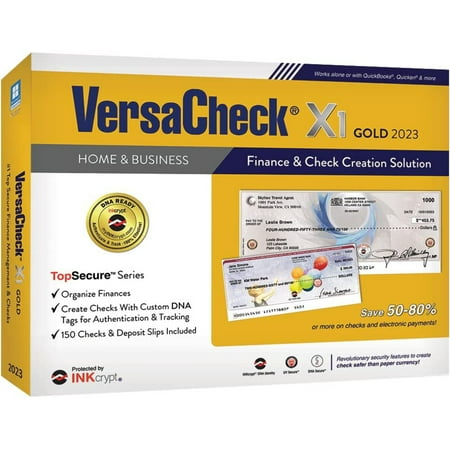 VersaCheck X1 Gold 2023 - Finance and Check Creation Software