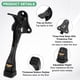 thumbnail image 2 of Uxcell 2-Pack Topes de Puerta, Tope de Puerta de Caída de Aleación de Aluminio de 4 Pulgadas con Altura Ajustable [Negro], 2 of 7
