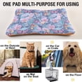 thumbnail image 5 of Iauyy 36x24in Washable Dog Bed Mats, 4cm Thick Comfort Pet Bed with Non-Slip Bottom for Crates, Indoors & Outdoors - Puppy Essentials,Light Purple Orchid, 5 of 5