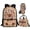 Adorable Capybara, variant on Duck Camo Kids Backpack with Lunch Box Set of 3 Kids School Book Bags for Girls Boys Children's Thermal Lunch Bag High School Bookbag Grade 9-12 Teen Cooler Bags, Water Bottle Crossbody Bag