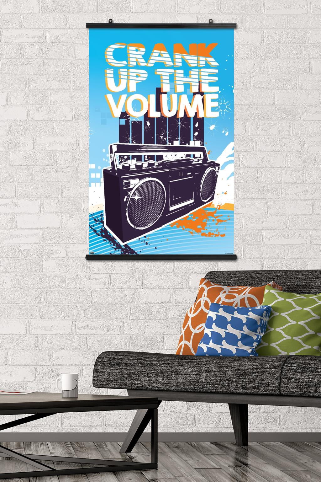 Music - Crank Up the Volume Wall Poster, 22.375" x 34"