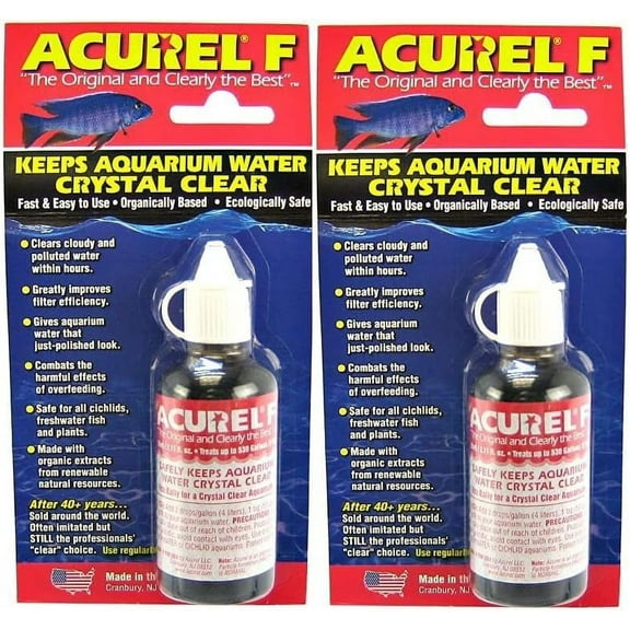 Acurel F Aquarium Clarifier (50ml, Pack of 2) 50 ml