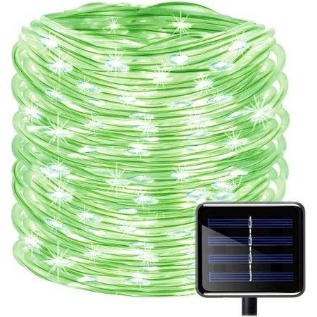 Solar Rope Lights Outdoor Waterproof 72FT 200LED PVC Tube String Lights with 8 Modes for Garden Yard Path Fence Stairs Backyard Patio Decorative (Green)