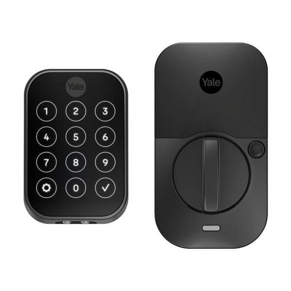 YALE ASSURE LOCK 2 KEY-FREE AVEC WI-FI BLACK SUEDE