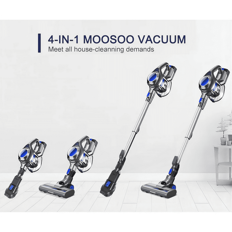 Moosoo Cordless Vacuum 4-In-1 Lightweight Stick Vacuum Cleaner: Ultimate Cleaning Solution