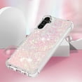 thumbnail image 5 of Slim Fit Phone Case for Samsung Galaxy A14, Glitter Liquid Quicksand Effect Silicone Soft TPU Case with Camera Lens and Screen Protection for Galaxy A14 5G/4G,LSWT Pink, 5 of 14
