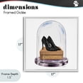 thumbnail image 4 of Stupell Industries Traditional Black Heels in Bell Jar White Framed Giclee Art, 17 x 17, by Amanda Greenwood, 4 of 8