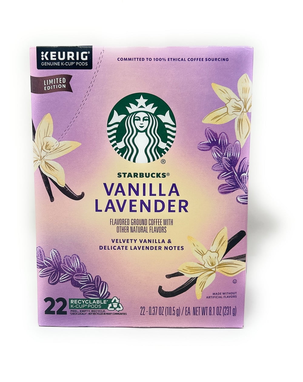 Starbucks Vanilla Lavender Coffee Pods, 22 Count, 100% Arabica