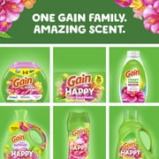 Gain Liquid Laundry Detergent, Hibiscus Hula Scent, 154 fl oz, 107 Loads, HE